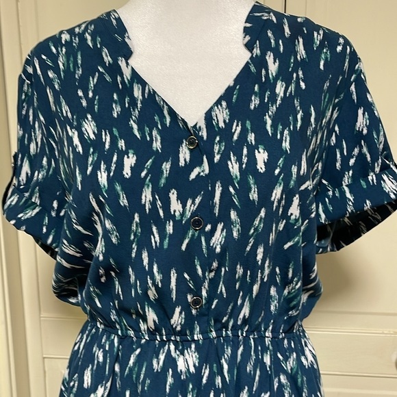 41 HAWTHORN Acacia Abstract Print Dress Size S - Picture 2 of 8